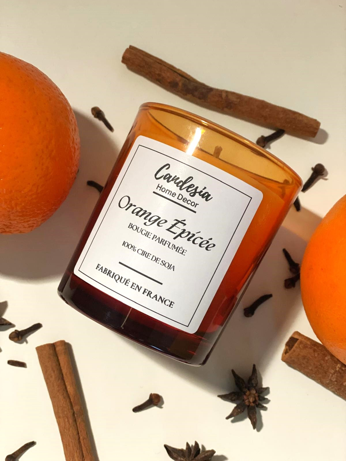 La Bougie Orange Epicée